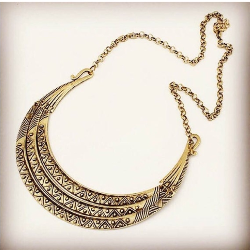 New Three Layers Statement Tribal Bib Necklace